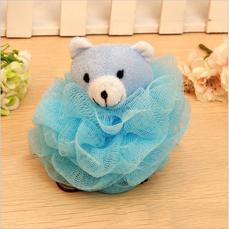 Cartoon Bath Flower Bath Ball Milk Shower Accessories Bathroom Supplies Loofah Mesh Sponge Super Soft Baby Bath Brush